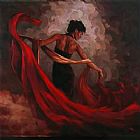 Flamenco Dancer Famous Paintings - Burning Desire